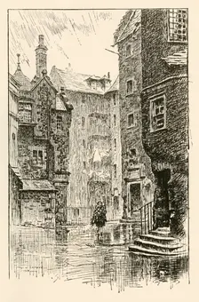 James's Court, Edinburgh 1928. Creator: WH Caffyn