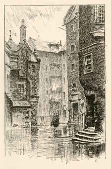 James's Court, Edinburgh 1928. Creator: WH Caffyn