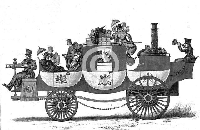 ''James's Steam Carriage, 1810', 1888. Creator: Unknown.
