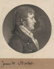 James Woodson Bates, 1808. Creator: Charles Balthazar Julien Févret de Saint-Mémin