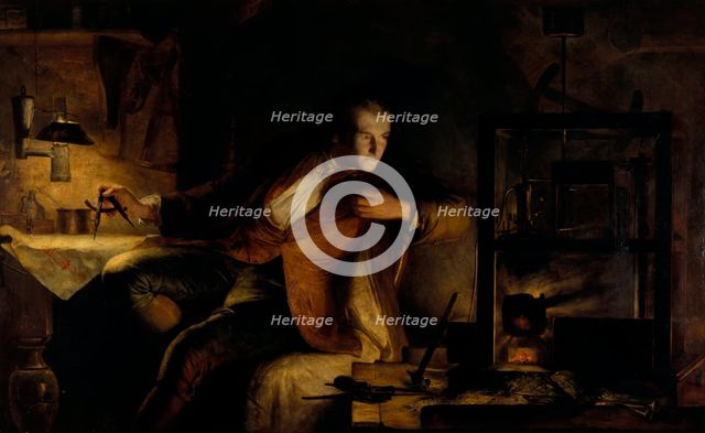 James Watt and the Steam Engine: the Dawn of the Nineteenth Century, 1855. Creator: Lauder, James Eckford (1811-1869).
