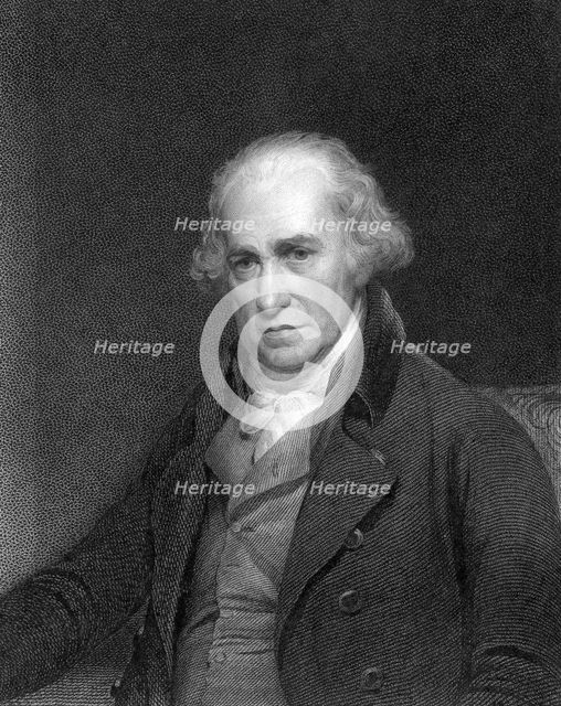 James Watt, Scottish engineer and inventor, 1833. Creator: Unknown.