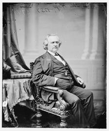 James Warren Nye of Nevada, between 1860 and 1875. Creator: Unknown