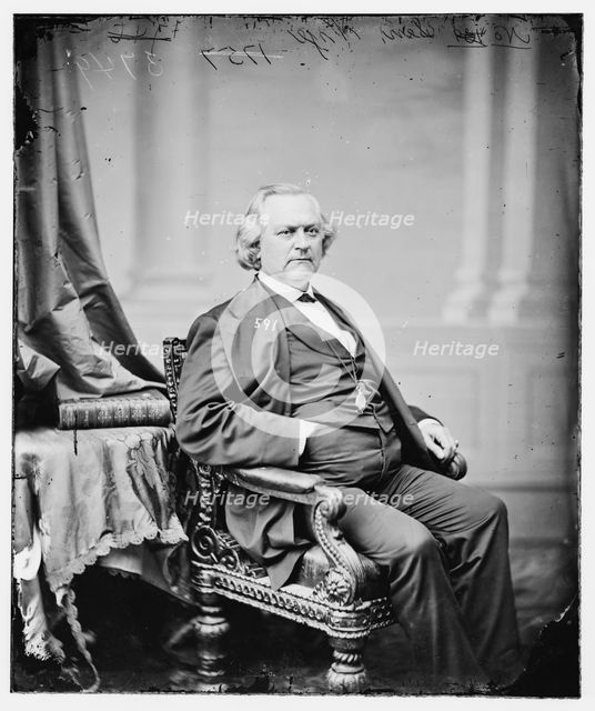 James Warren Nye of Nevada, between 1860 and 1875. Creator: Unknown.