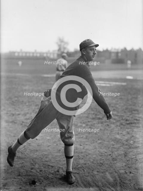 James Weldon Wycoff, Philadelphia Al (Baseball), 1913. Creator: Harris & Ewing.