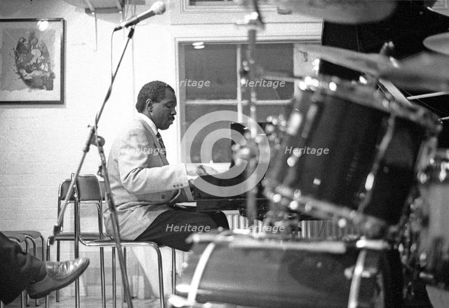 James Williams, Tenor Clef, Hoxton Square, London, April 1991.  Artist: Brian O'Connor.