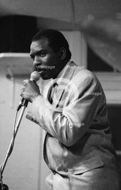 James Williams, Tenor Clef, Hoxton Square, London, June 1991.  Artist: Brian O'Connor.