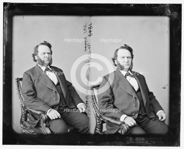 James Willis Nesmith of Oregon, between 1865 and 1880. Creator: Unknown.