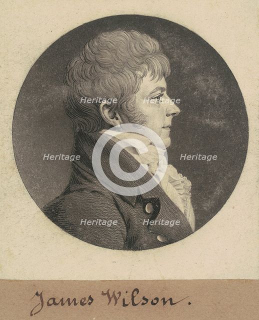 James Wilson, 1809. Creator: Charles Balthazar Julien Févret de Saint-Mémin.