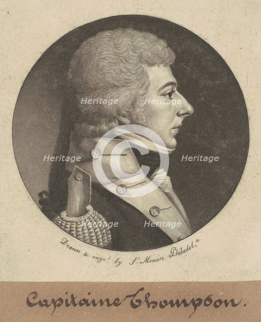 James Thompson, 1801. Creator: Charles Balthazar Julien Févret de Saint-Mémin.