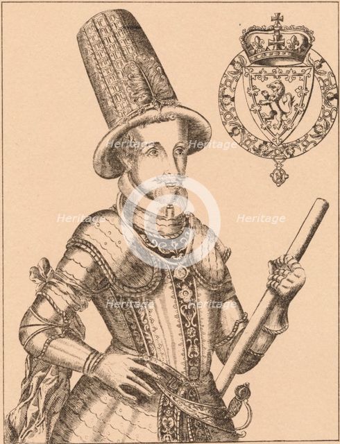 James VI of Scotland, James I of England and Ireland  (1566-1625), 1889 Artist: James Stirling