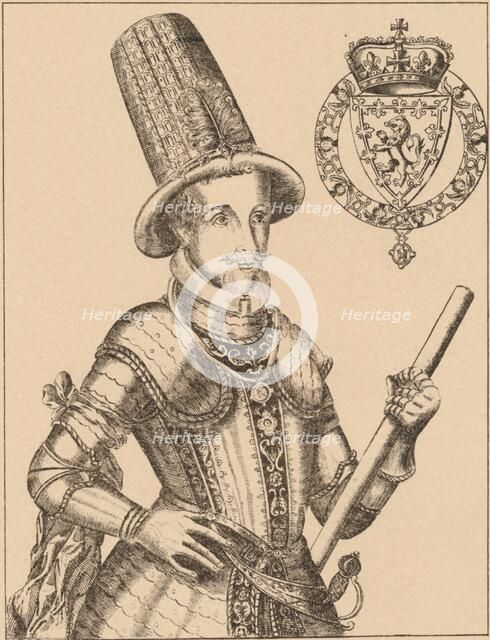 James VI of Scotland, James I of England and Ireland  (1566-1625), 1889 Artist: James Stirling