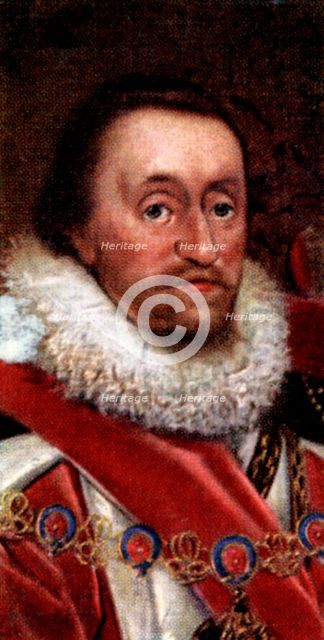 James VI of Scotland, James I of England and Ireland. Artist: Unknown