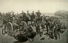 Jameson's Last Stand - the Battle of Doornkop, 2nd January 1896 1900. Creator: Richard Caton Woodville II