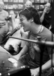Jamie Cullum, Foyles Bookshop, London, 2003. Creator: Brian Foskett