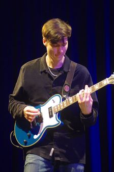 Jamie Leeming Quintet, Ropetackle Arts Centre, Shoreham by Sea, West Sussex, Feb 2023. Creator: Brian O'Connor