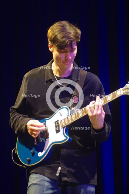 Jamie Leeming Quintet, Ropetackle Arts Centre, Shoreham by Sea, West Sussex, Feb 2023. Creator: Brian O'Connor.