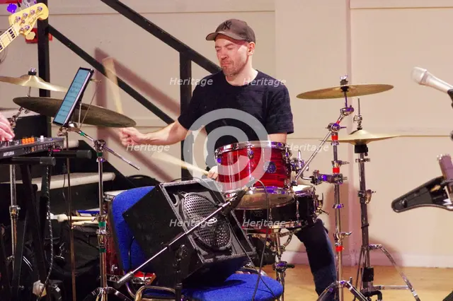 Jamie Murray, Robert Mitchell’s True Think, Battle Jazz Festival, Battle, East Sussex, July 2024. Creator: Brian O'Connor.