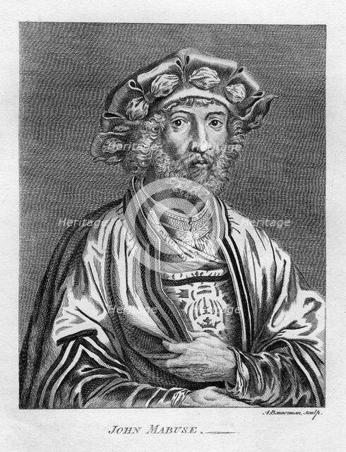 Jan Mabuse, 16th century Flemish artist, late 18th century(?). Artist: A Bannerman