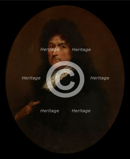 Jan Baptist Greyns, Dean of the Guild of St. Luke and of the Chamber of Rhetoric De Olijftak,1690-91 Creator: Peter Ykens.