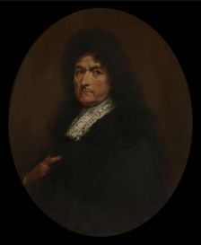 Jan Baptist Greyns, Dean of the Guild of St. Luke and of the Chamber of Rhetoric De Olijftak,1690-91 Creator: Peter Ykens