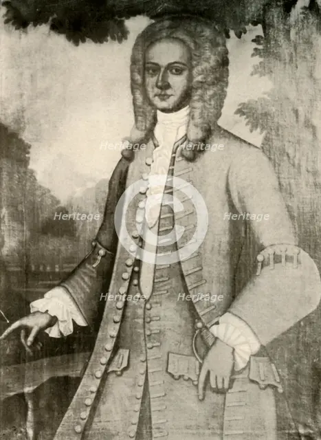 'Jan Baptist Van Rensselaer, in coat with cuffs reaching above the elbow', c1650, (1937).  Creator: Unknown.