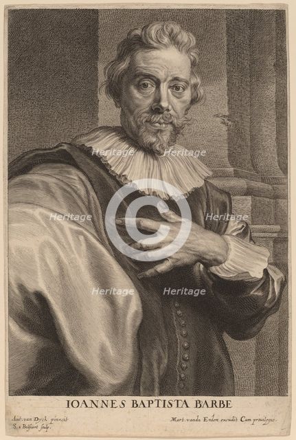 Jan Baptista Barbe, probably 1626/1641. Creator: Boetius Adams Bolswert.