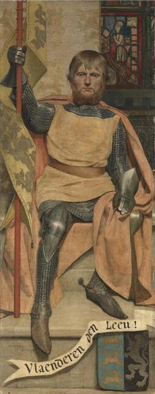 Jan Borluut, Patrician of Ghent, (c1280s), 1879. Creator: Jan Van Beers