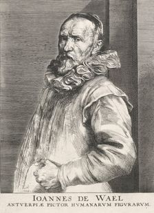 Jan de Wael. From Icones principum virorum ('The Iconography'), 1645. Creator: Anthony van Dyck