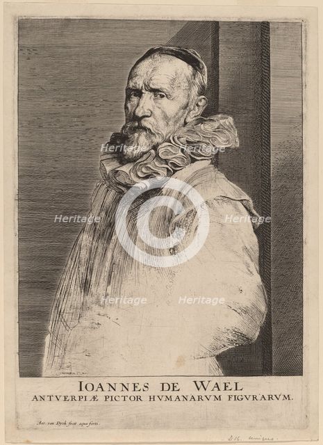 Jan de Wael, probably 1626/1641. Creator: Anthony van Dyck.