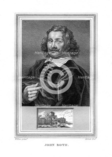 Jan Dirksz Both, Dutch Baroque era painter, (1825).Artist: John Corner
