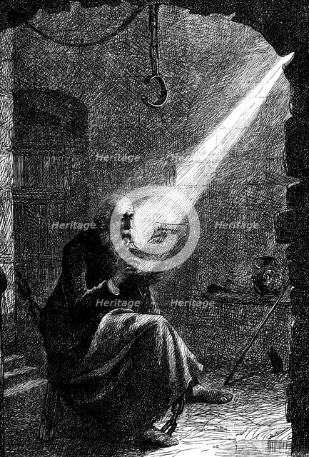 Jan Huss, heretical Bohemian theologian, 1866. Artist: Charles Joseph Staniland