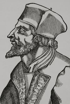Jan Hus, (1369-1415), Czech theologian and philosopher, 1877. Creator: Unknown