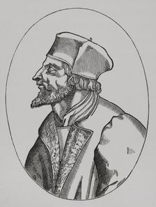 Jan Hus, (1369-1415), Czech theologian and philosopher, 1877. Creator: Unknown