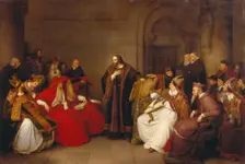 Jan Hus at Constance, 1842. Creator: Karl Friedrich Lessing