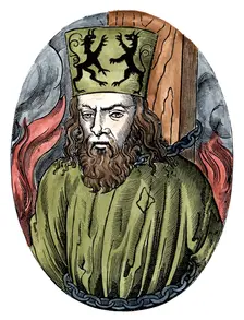 Jan Hus, Bohemian religious reformer and theologian, 1493