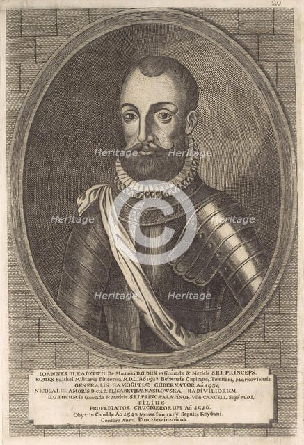 Jan III Radziwill (1492-1542). From: Icones Familiae Ducalis Radivilianae, 1758.