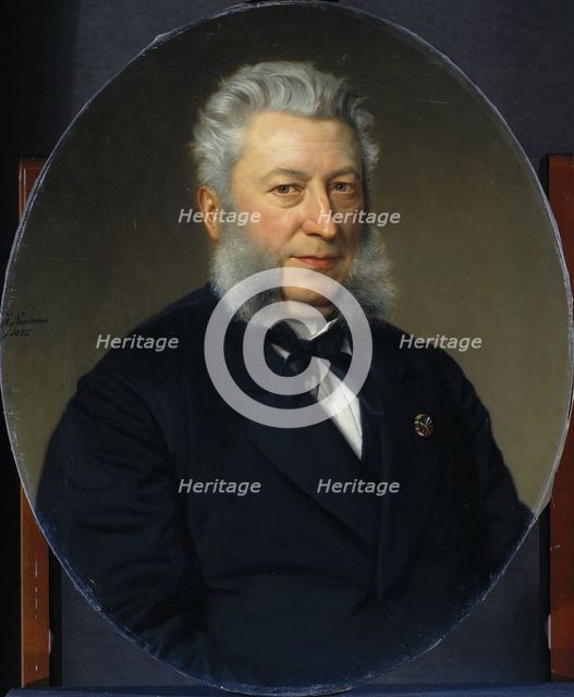Jan Jacob Lodewijk ten Kate (1818-1889), Poet, 1875.  Creator: Jan Hendrik Neuman.