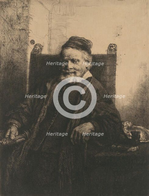 Jan Lutma, 1656., 1656. Creator: Rembrandt Harmensz van Rijn.