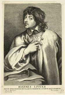 Jan Lievens, 1630/45. Creator: Lucas Vorsterman