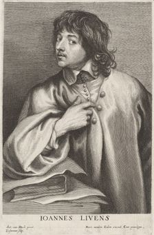 Jan Lievens, probably 1626/1641. Creator: Lucas Vorsterman