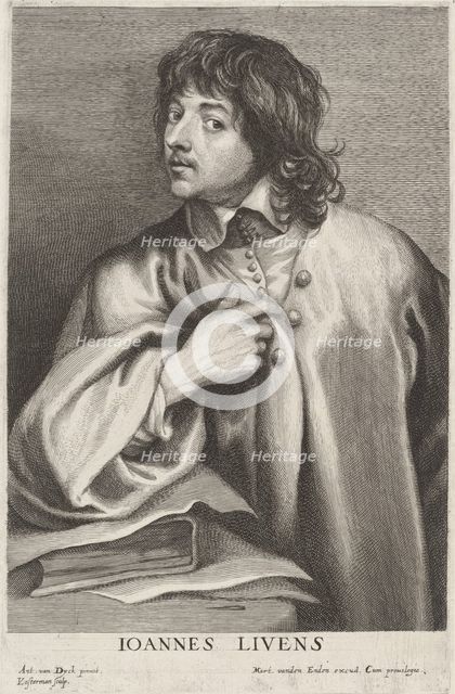 Jan Lievens, probably 1626/1641. Creator: Lucas Vorsterman.