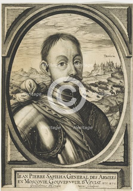 Jan Piotr Sapieha (1569-1611) , c.1630. Creator: Hondius, Hendrik, the Elder (1573-1650).
