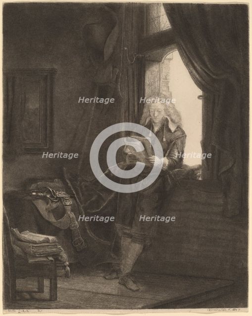 Jan Six, 1647. Creator: Rembrandt Harmensz van Rijn.
