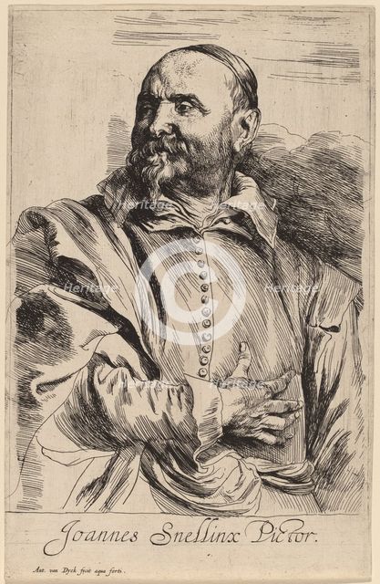 Jan Snellinx, probably 1626/1641. Creator: Anthony van Dyck.