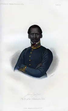 Jan Tzatzoe, Kafir of the Amakosah Tribe 1848.Artist: J Bull