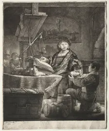 Jan Uytenbogaert, 1639. Creator: Rembrandt van Rijn (Dutch, 1606-1669)