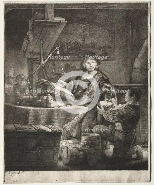 Jan Uytenbogaert, 1639. Creator: Rembrandt van Rijn (Dutch, 1606-1669).