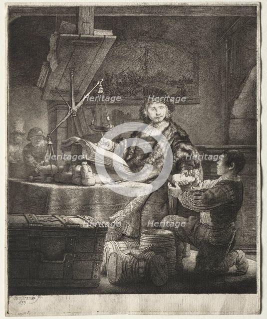 Jan Uytenbogaert, 1639. Creator: Rembrandt van Rijn (Dutch, 1606-1669).