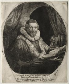 Jan Uytenbogaert, Preacher of the Remonstrants, 1635. Creator: Rembrandt van Rijn (Dutch, 1606-1669)